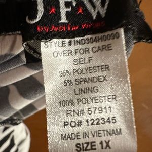 1X stretch dress. Can be dressed up or causal.